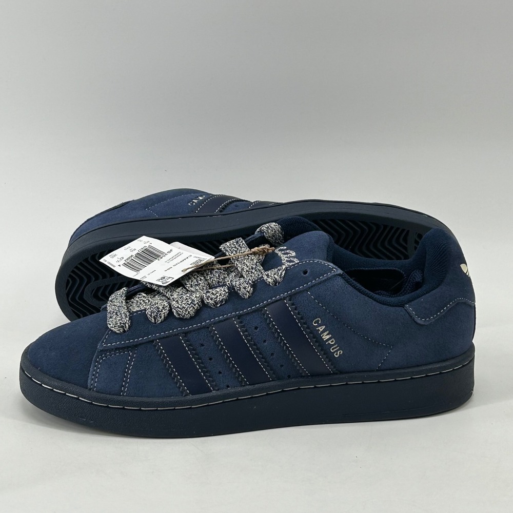 Adidas Campus 00s Mens 9 Navy Blue Suede Chunky Y2K Sneakers JS3542 NEW